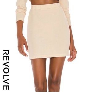 NWT Revolve L’Academie Marietta Mini Skirt In Biege